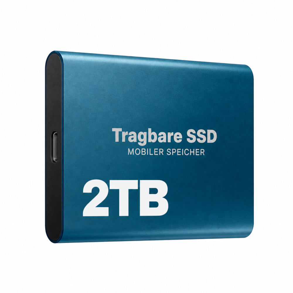 Portable USB-C SSD with 2 TB of Storage