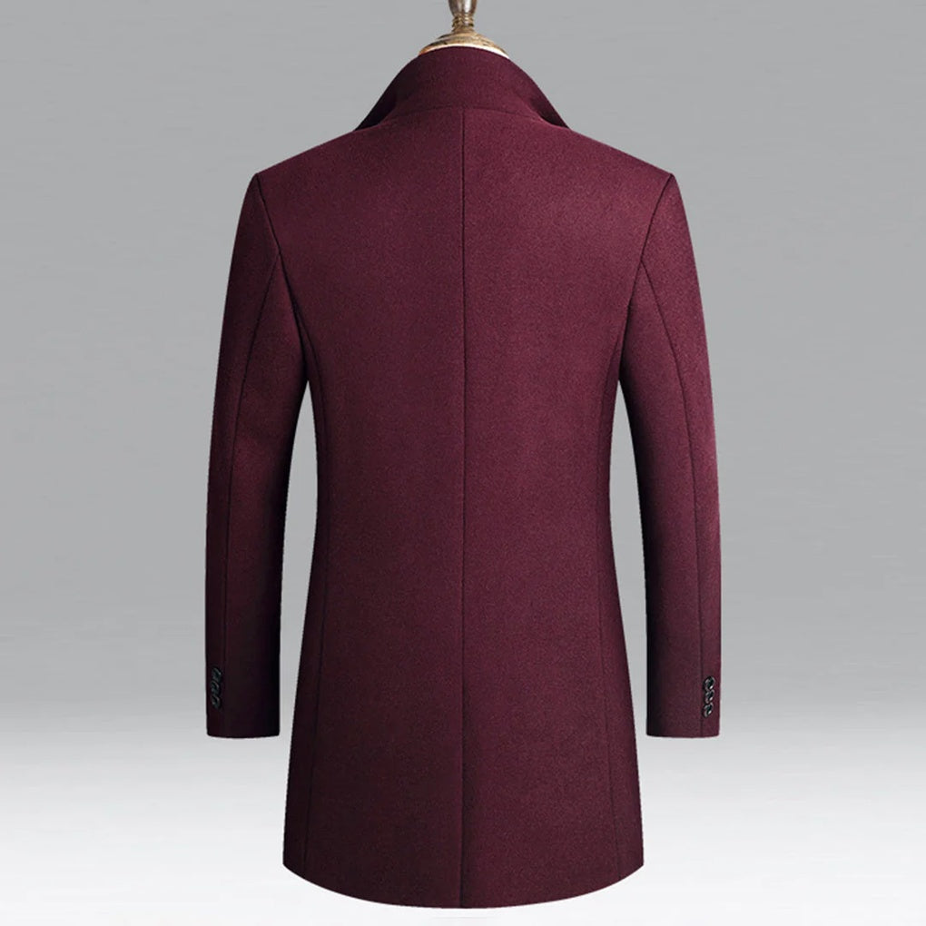 Men’s Elegant Classic Coat - Timeless Formal Layer