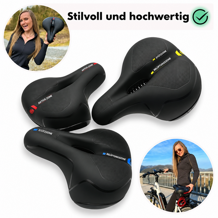 Bike Saddle | Ergonomic Comfort | Shock-Absorbing Design