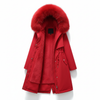 Hooded Fleece Parka - Silvia