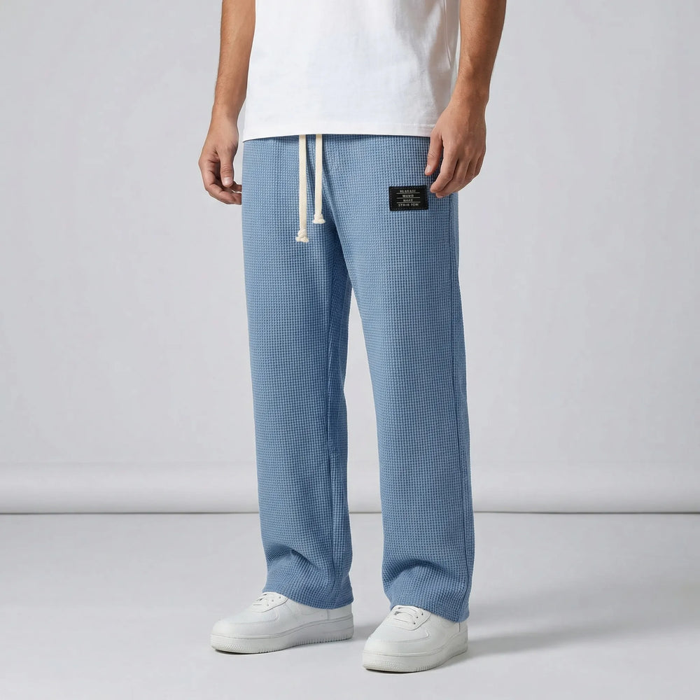 Casual Drawstring-Waist Pants - Caspar