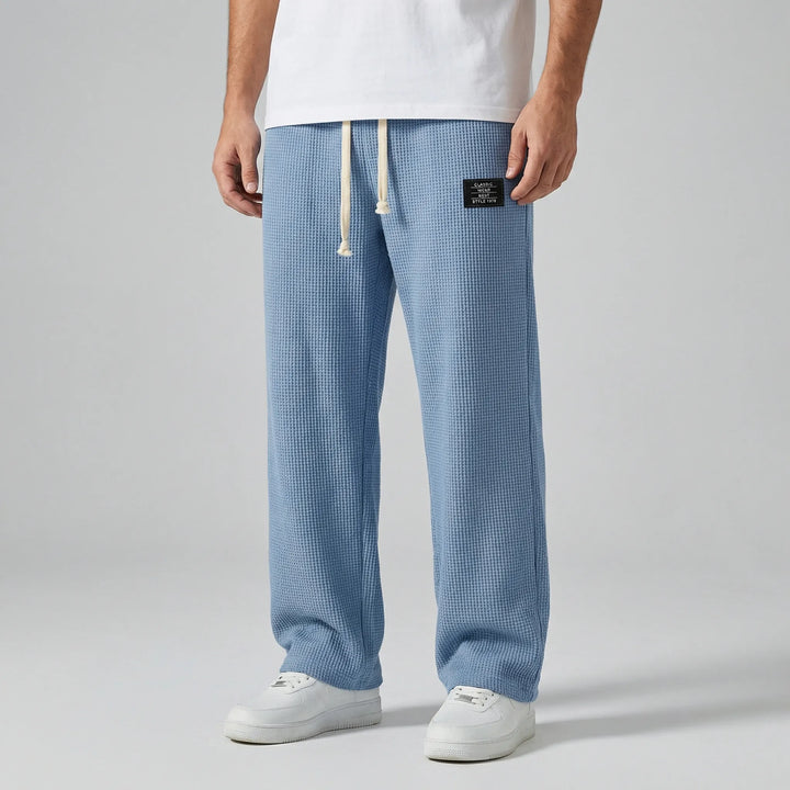 Casual Drawstring-Waist Pants - Caspar