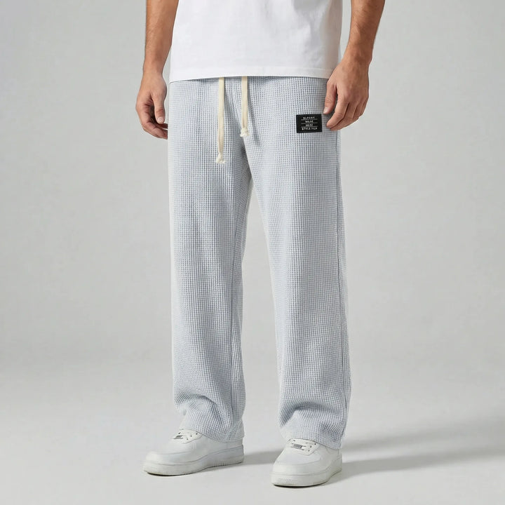 Casual Drawstring-Waist Pants - Caspar
