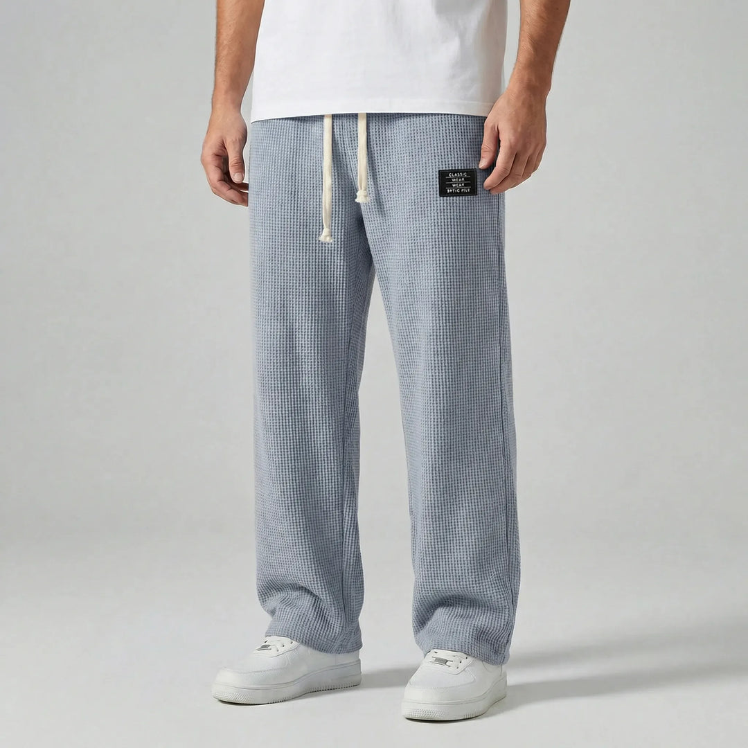 Casual Drawstring-Waist Pants - Caspar