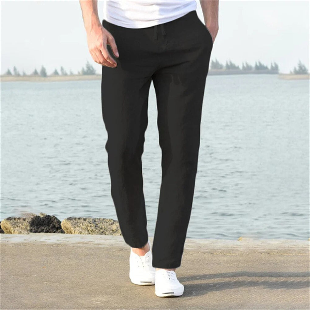 Men's Linen Trousers - Casual Style for Warm Days