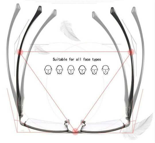 Optivista Smart Progressive Glasses | Automatic Field-of-Vision Adjustment &amp; Blue Light Filter