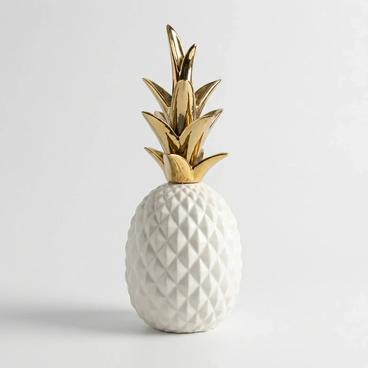 Nordic-Style Golden Pineapple Figurine - Pinnaglow