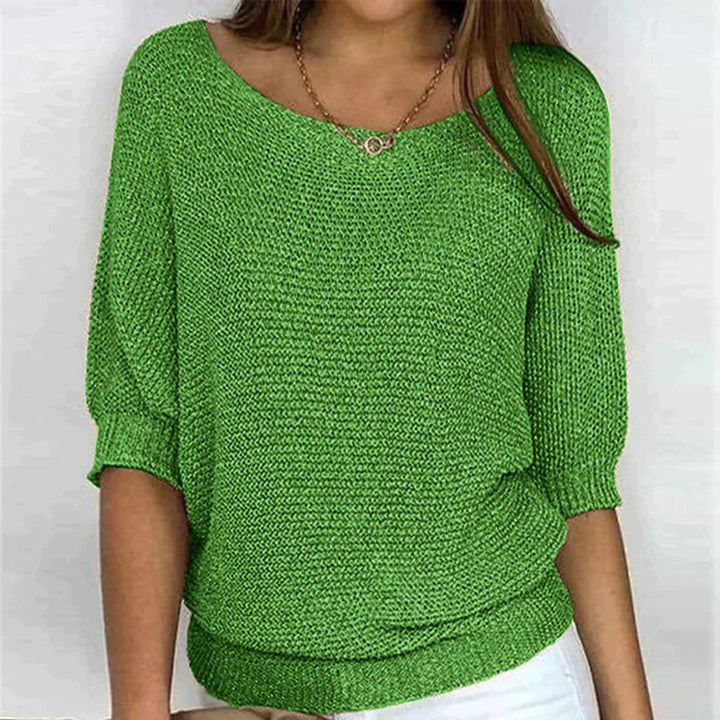 Solid Casual Women's Oversize Sweater - Cozy Simplicity for Effortless Everyday Style