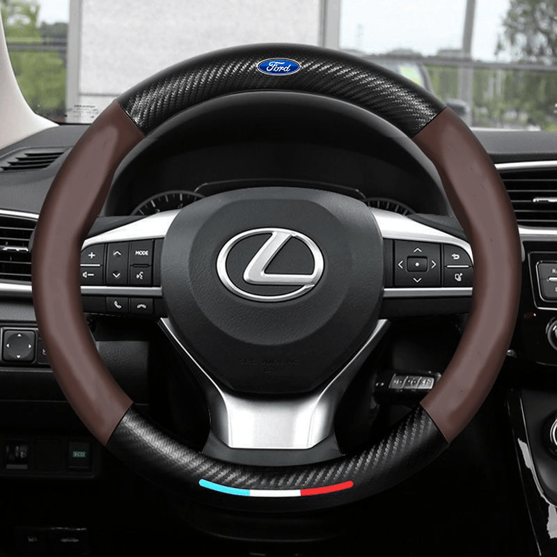 GripGuard | Elegant, Breathable and Non-Slip Steering Wheel Cover