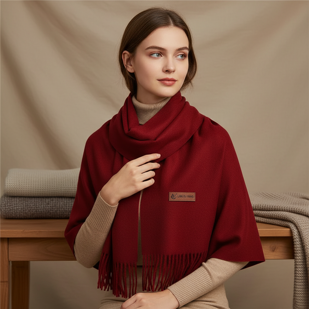 Oversized Cashmere Scarf - Cashluxe