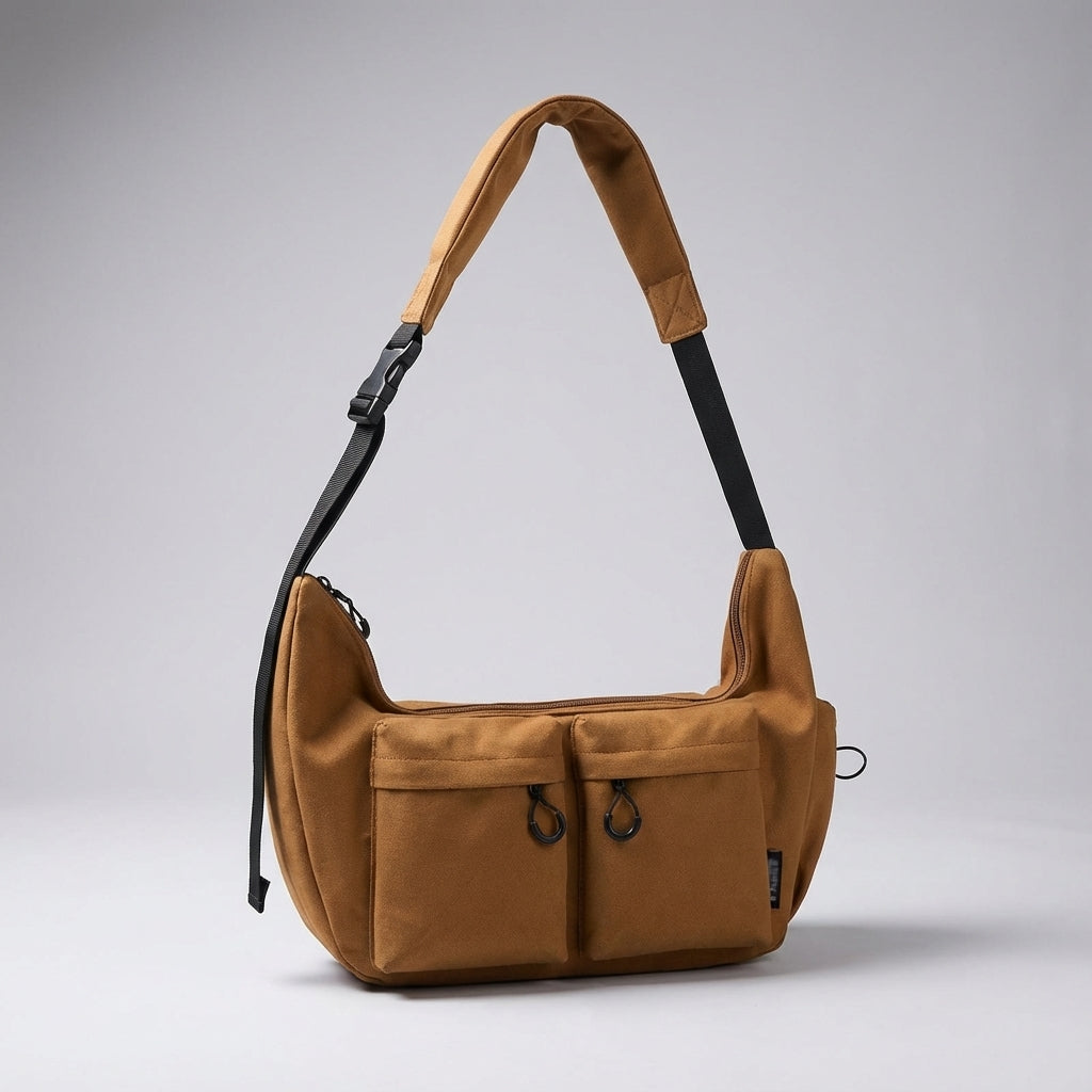 Large Canvas Crossbody Bag - UrbanLoom