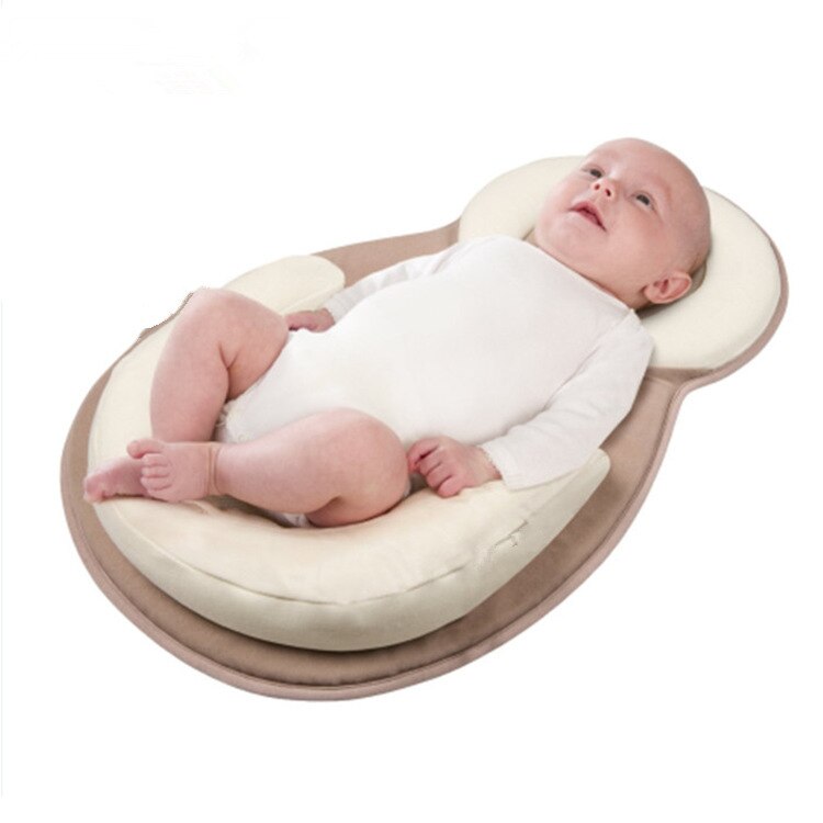 Ergonomic Portable Baby Lounger with Flat Head Prevention Headrest – Schlafcocon