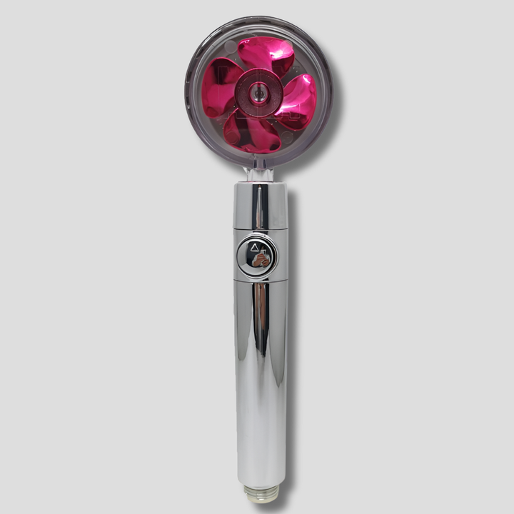 Shower Head with Rotating Propeller – High-Pressure Rain Effect