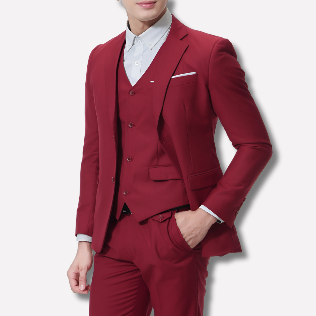 Men’s Slim-Fit 3-Piece Suit