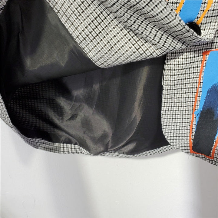 Blazer with Print and Pocket - Luna