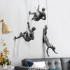 Mountain Climber Wall Sculpture – PeakFigures