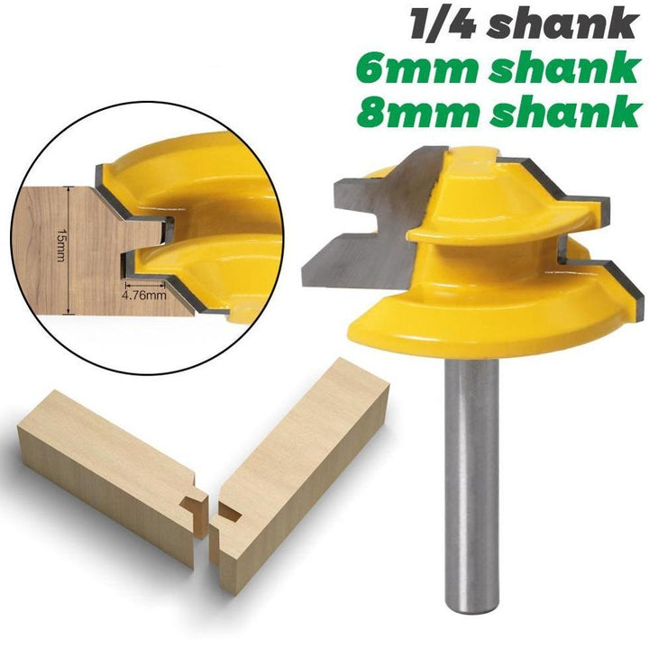 45° Lock Mitre Router Bit