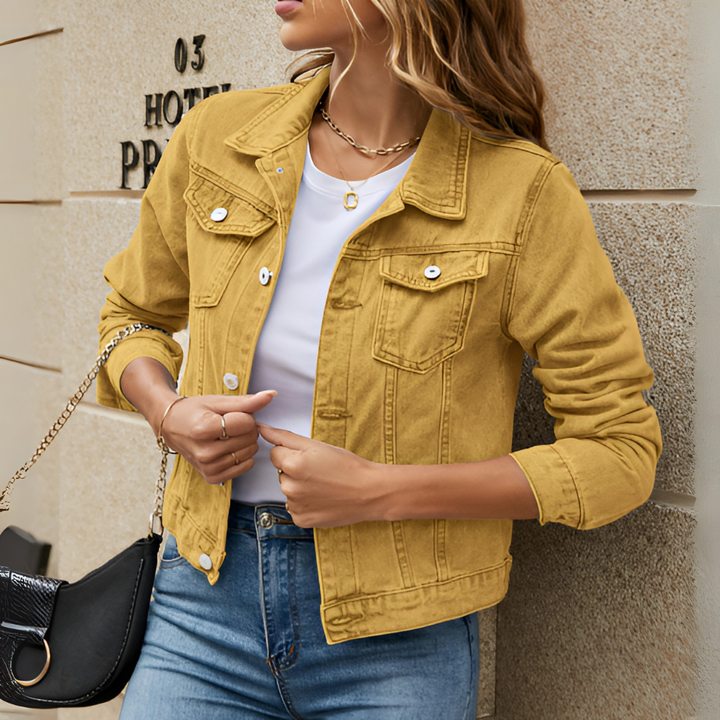 Women’s Classic Button Down Denim Jacket