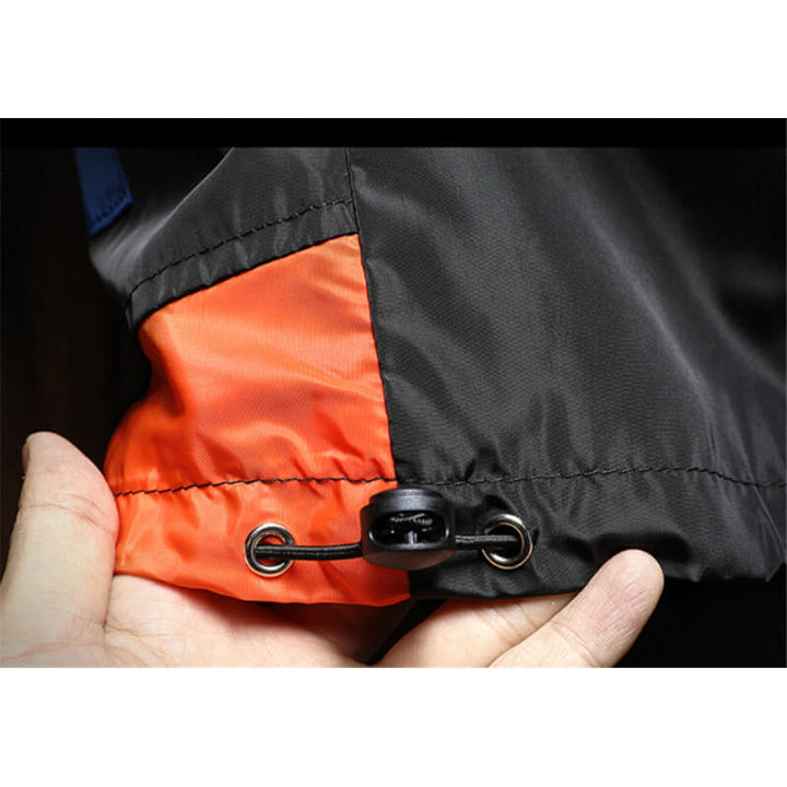 Windbreaker with half-zip and hood – Clarence