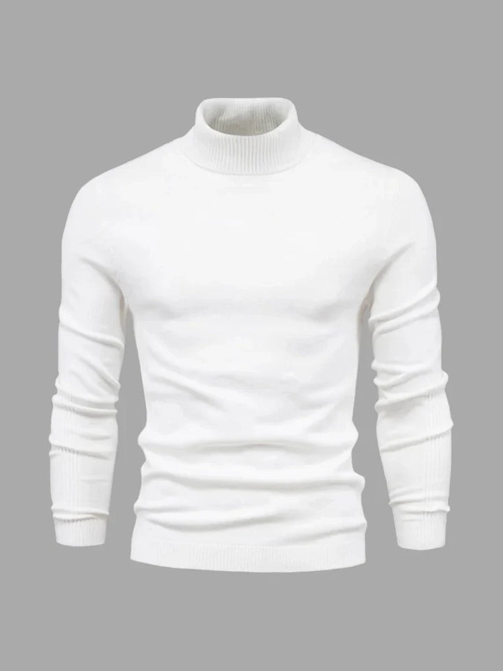 Men's Turtleneck Sweater – Washable and Versatile