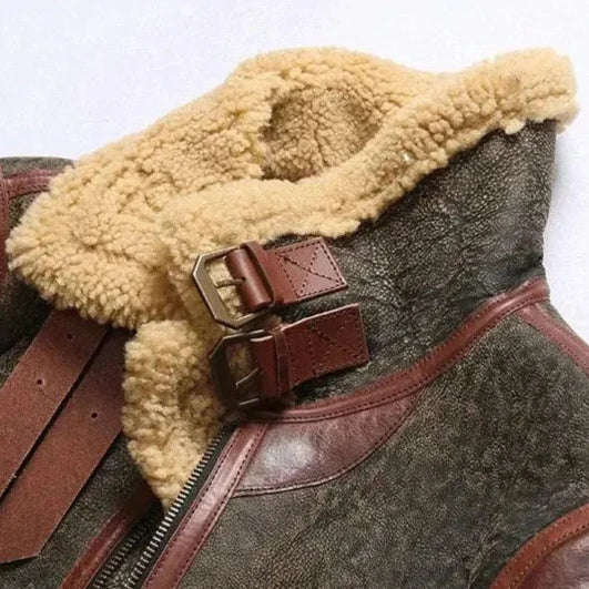Men's Shearling-Style Jacket - Thies