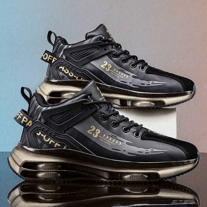 Ankle-high lace-up trainer - Carlos