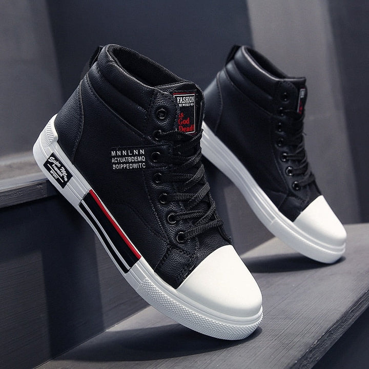 Men's high-top sneaker with lace-up fastening – Dallas