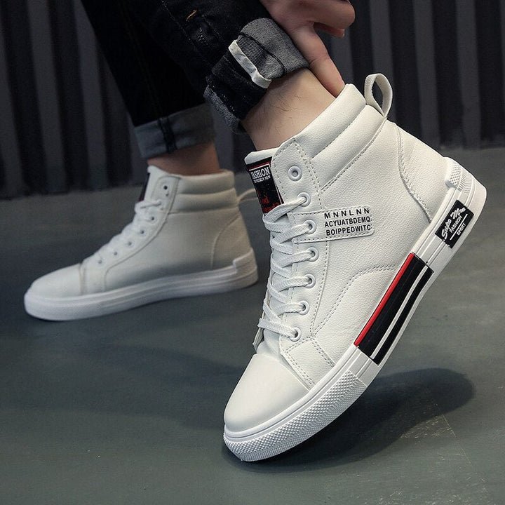 Men's high-top sneaker with lace-up fastening – Dallas