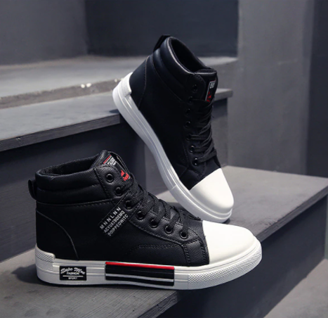 Men's high-top sneaker with lace-up fastening – Dallas