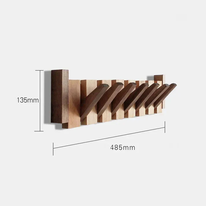 Wooden Hallway Coat Rack - HarmonyHook