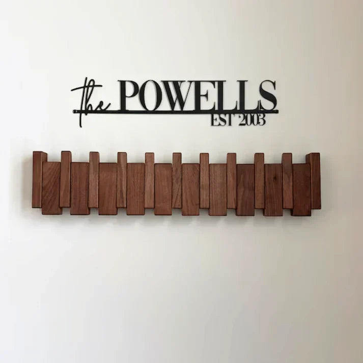 Wooden Hallway Coat Rack - HarmonyHook