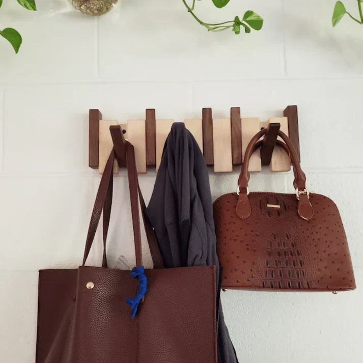 Wooden Hallway Coat Rack - HarmonyHook