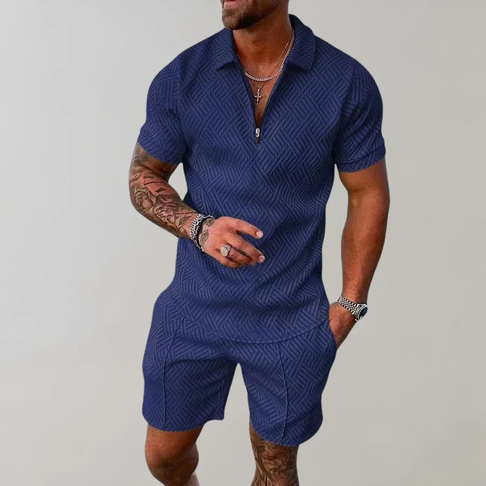 Two-Piece Summer Set for Men - Casual Comfort Designed for Summer Days