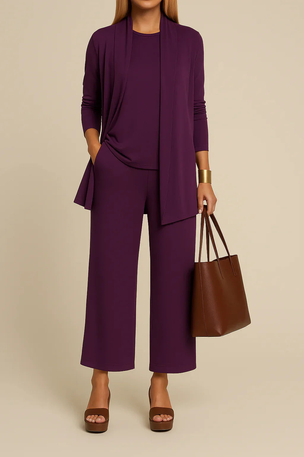 Women's Stylish and Refined 3-Piece Suit