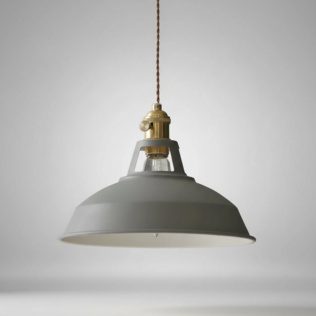 Industrial Metal Hanging Lamp - IndustroGlow