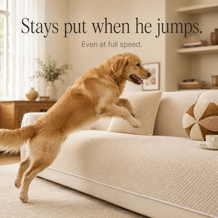 Anti-Slip Pet Sofa Cover – Plush Sofa Protector