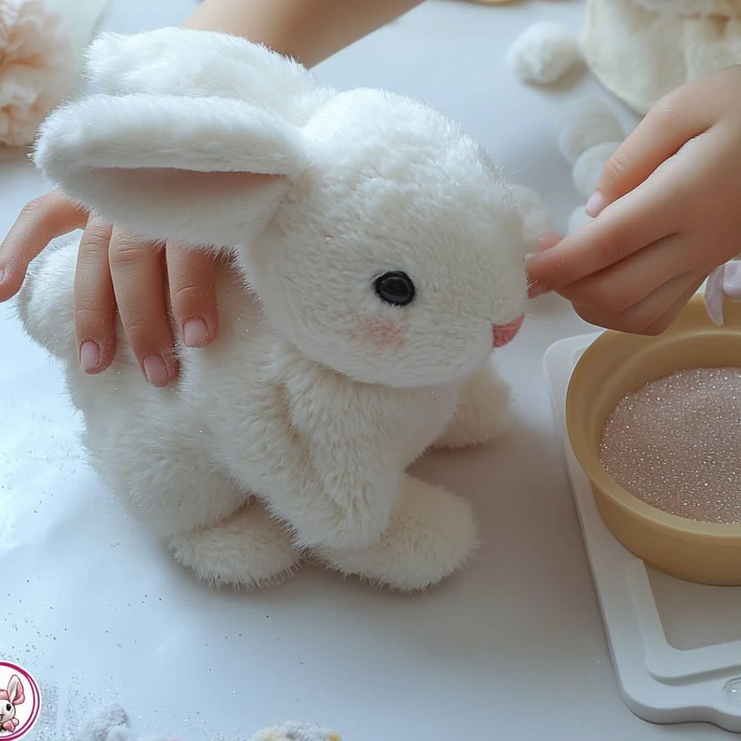 HoppiLoom Interactive Rabbit – Low-Jump Plush Toy for Children
