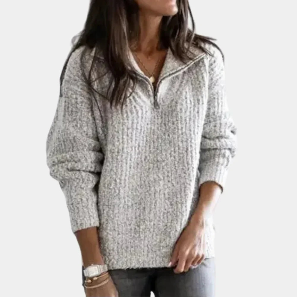 Women's Classic Half-Zip Sweater