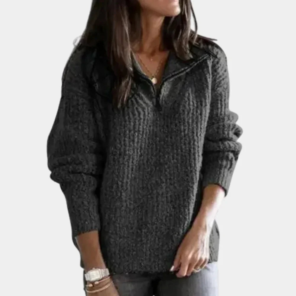 Women's Classic Half-Zip Sweater