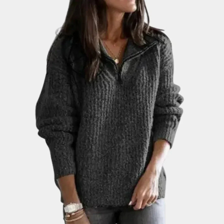 Women's Classic Half-Zip Sweater