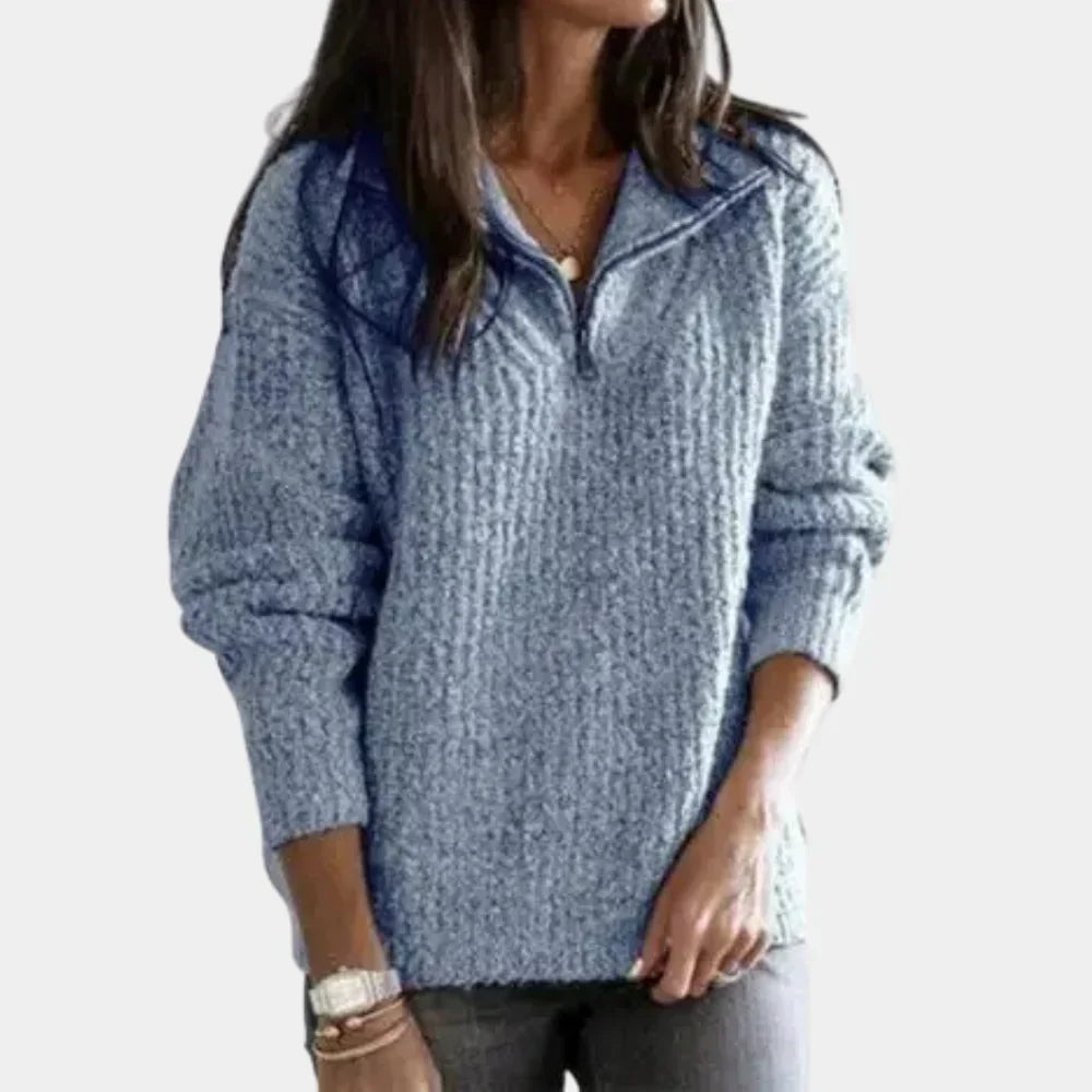 Women's Classic Half-Zip Sweater