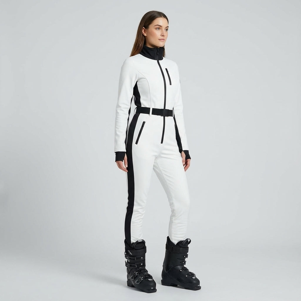 Insulated Ski Suit With Belt - Lori
