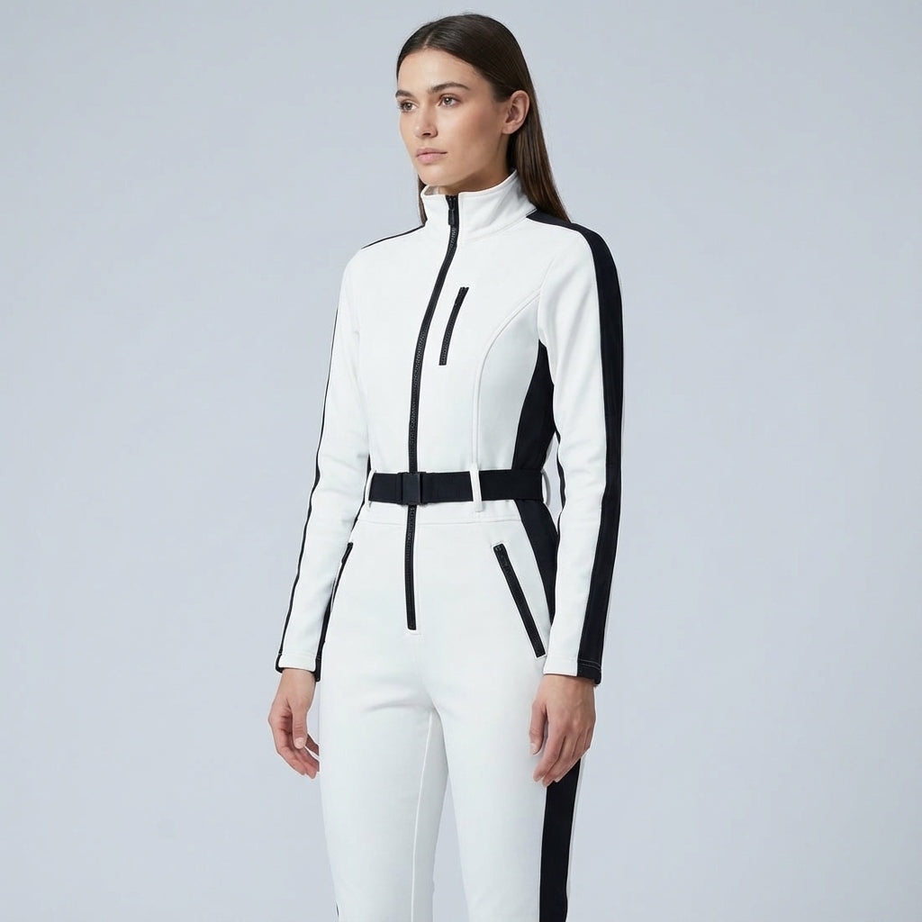 Insulated Ski Suit With Belt - Lori