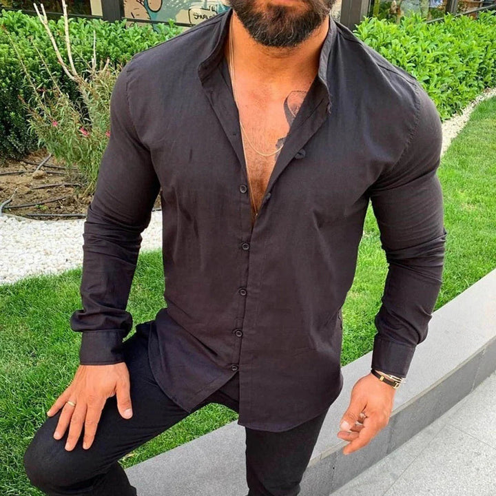 Men’s Breathable Linen Shirt