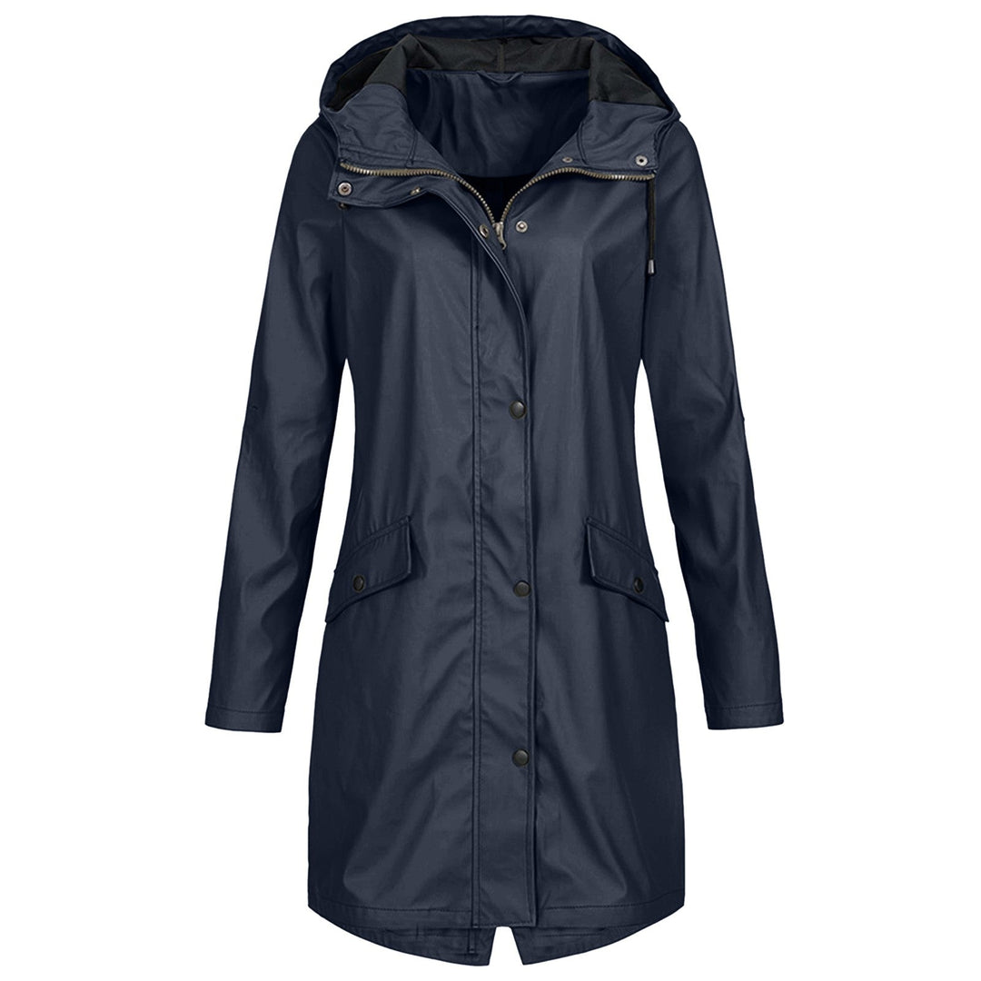 Katharina - Waterproof Windproof Raincoat with Adjustable Hood