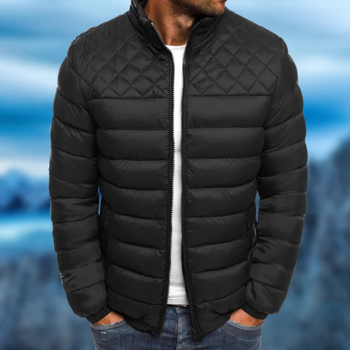 Water-Repellent and Windproof Quilted Men's Jacket - Logan
