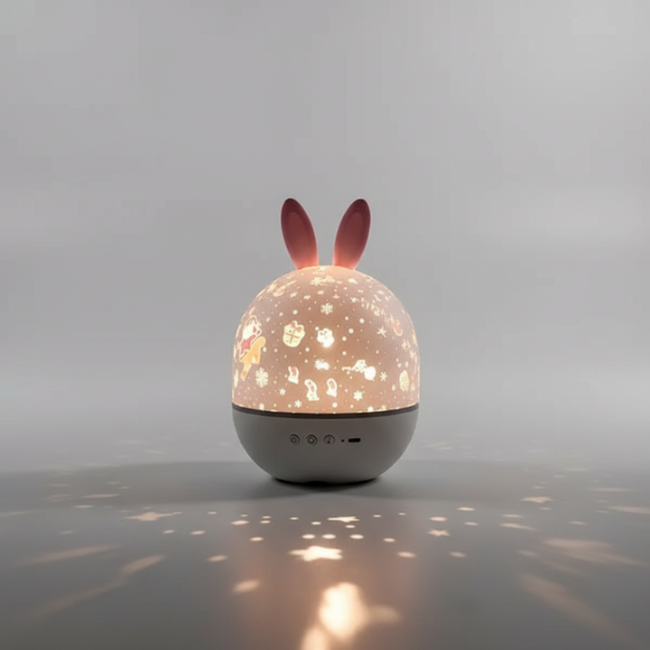 Children's room star projector plastic - Moonbunny