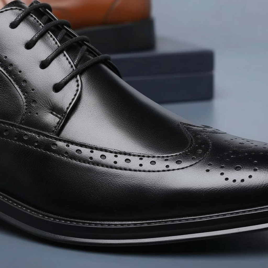 Patent Leather Men's Pointed-Toe Shoe - Owen