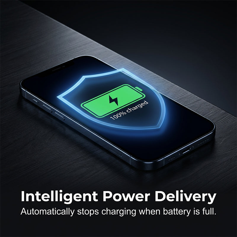 Under-Desk Wireless Charger | Hidden Mount | Charges Through Wood & Stone