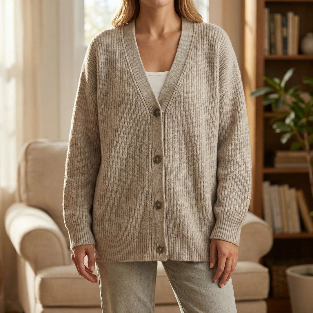 Long Open-Front Cardigan - Lene
